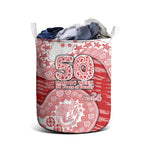 Gold Coast Suns NAIDOC Week 2026 Laundry Basket Australian Aboriginal Dot Art Dreamtime Pattern Style