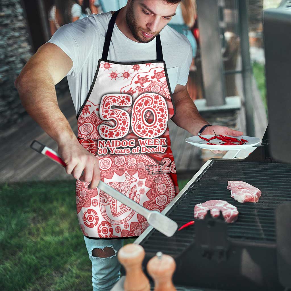 Gold Coast Suns NAIDOC Week 2026 Apron Australian Aboriginal Dot Art Dreamtime Pattern Style