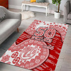 Gold Coast Suns NAIDOC Week 2026 Area Rug Australian Aboriginal Dot Art Dreamtime Pattern Style