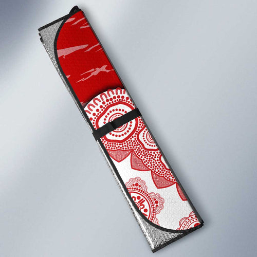 Gold Coast Suns NAIDOC Week 2026 Auto Sun Shade Australian Aboriginal Dot Art Dreamtime Pattern Style