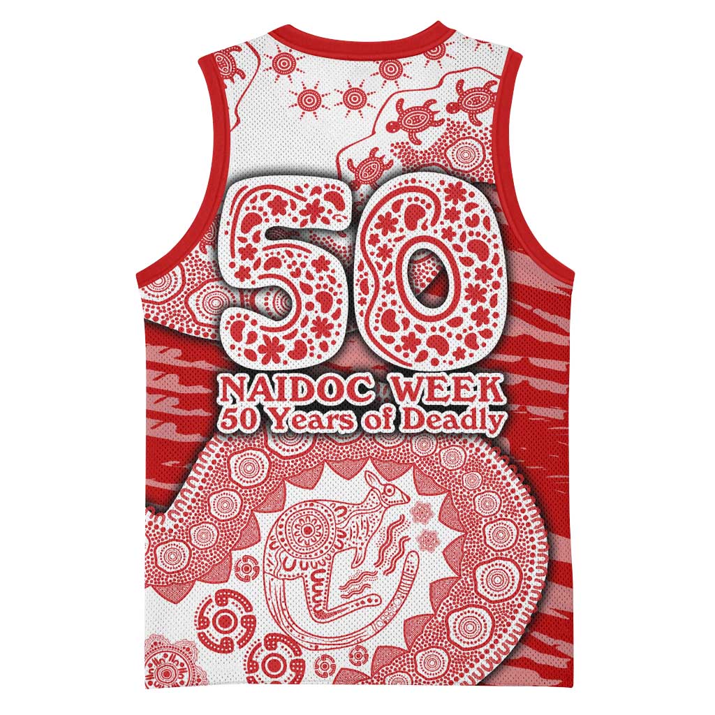 Gold Coast Suns NAIDOC Week 2026 Basketball Jersey Australian Aboriginal Dot Art Dreamtime Pattern Style