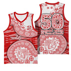 Gold Coast Suns NAIDOC Week 2026 Basketball Jersey Australian Aboriginal Dot Art Dreamtime Pattern Style