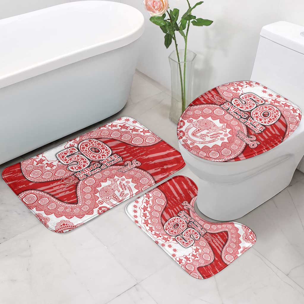 Gold Coast Suns NAIDOC Week 2026 Bathroom Set Australian Aboriginal Dot Art Dreamtime Pattern Style