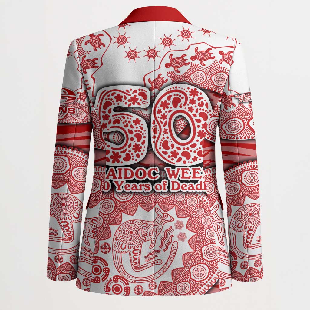 Gold Coast Suns NAIDOC Week 2026 Blazer Australian Aboriginal Dot Art Dreamtime Pattern Style