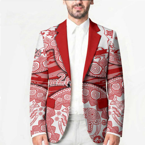 Gold Coast Suns NAIDOC Week 2026 Blazer Australian Aboriginal Dot Art Dreamtime Pattern Style