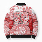 Gold Coast Suns NAIDOC Week 2026 Bomber Puffer Jacket Australian Aboriginal Dot Art Dreamtime Pattern Style