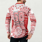 Gold Coast Suns NAIDOC Week 2026 Button Sweatshirt Australian Aboriginal Dot Art Dreamtime Pattern Style