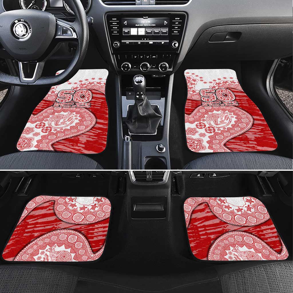 Gold Coast Suns NAIDOC Week 2026 Car Mats Australian Aboriginal Dot Art Dreamtime Pattern Style