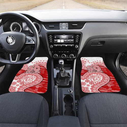 Gold Coast Suns NAIDOC Week 2026 Car Mats Australian Aboriginal Dot Art Dreamtime Pattern Style
