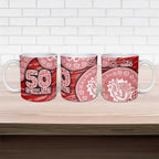 Gold Coast Suns NAIDOC Week 2026 Ceramic Mug Australian Aboriginal Dot Art Dreamtime Pattern Style