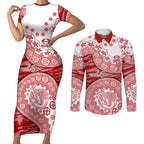 Gold Coast Suns NAIDOC Week 2026 Couples Matching Short Sleeve Bodycon Dress and Long Sleeve Button Shirt Australian Aboriginal Dot Art Dreamtime Pattern Style