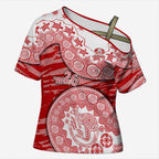 Gold Coast Suns NAIDOC Week 2026 Cross Shoulder Shirt Australian Aboriginal Dot Art Dreamtime Pattern Style