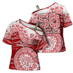 Gold Coast Suns NAIDOC Week 2026 Cross Shoulder Shirt Australian Aboriginal Dot Art Dreamtime Pattern Style