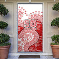 Gold Coast Suns NAIDOC Week 2026 Door Cover Australian Aboriginal Dot Art Dreamtime Pattern Style