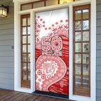 Gold Coast Suns NAIDOC Week 2026 Door Cover Australian Aboriginal Dot Art Dreamtime Pattern Style