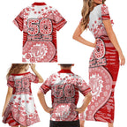 Gold Coast Suns NAIDOC Week 2026 Family Matching Short Sleeve Bodycon Dress and Hawaiian Shirt Australian Aboriginal Dot Art Dreamtime Pattern Style