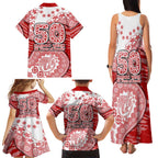 Gold Coast Suns NAIDOC Week 2026 Family Matching Tank Maxi Dress and Hawaiian Shirt Australian Aboriginal Dot Art Dreamtime Pattern Style