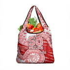 Gold Coast Suns NAIDOC Week 2026 Grocery Bag Australian Aboriginal Dot Art Dreamtime Pattern Style