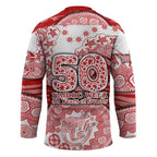 Gold Coast Suns NAIDOC Week 2026 Hockey Jersey Australian Aboriginal Dot Art Dreamtime Pattern Style