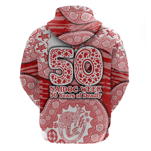 Gold Coast Suns NAIDOC Week 2026 Hoodie Australian Aboriginal Dot Art Dreamtime Pattern Style