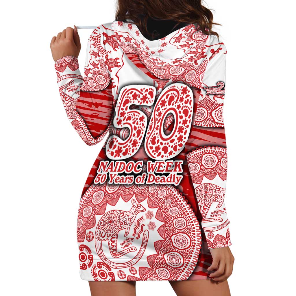 Gold Coast Suns NAIDOC Week 2026 Hoodie Dress Australian Aboriginal Dot Art Dreamtime Pattern Style