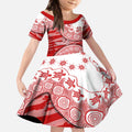 Gold Coast Suns NAIDOC Week 2026 Kid Short Sleeve Dress Australian Aboriginal Dot Art Dreamtime Pattern Style