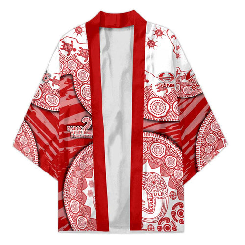 Gold Coast Suns NAIDOC Week 2026 Kimono Australian Aboriginal Dot Art Dreamtime Pattern Style