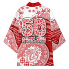 Gold Coast Suns NAIDOC Week 2026 Kimono Australian Aboriginal Dot Art Dreamtime Pattern Style