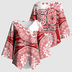Gold Coast Suns NAIDOC Week 2026 Kimono Sleeve Blouse Australian Aboriginal Dot Art Dreamtime Pattern Style