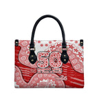 Gold Coast Suns NAIDOC Week 2026 Leather Bag Australian Aboriginal Dot Art Dreamtime Pattern Style
