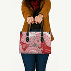 Gold Coast Suns NAIDOC Week 2026 Leather Bag Australian Aboriginal Dot Art Dreamtime Pattern Style
