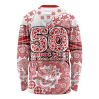 Gold Coast Suns NAIDOC Week 2026 Long Sleeve Shirt Australian Aboriginal Dot Art Dreamtime Pattern Style