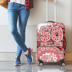 Gold Coast Suns NAIDOC Week 2026 Luggage Cover Australian Aboriginal Dot Art Dreamtime Pattern Style