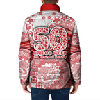 Gold Coast Suns NAIDOC Week 2026 Padded Jacket Australian Aboriginal Dot Art Dreamtime Pattern Style