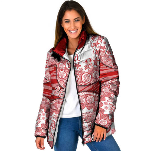 Gold Coast Suns NAIDOC Week 2026 Padded Jacket Australian Aboriginal Dot Art Dreamtime Pattern Style