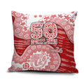 Gold Coast Suns NAIDOC Week 2026 Pillow Cover Australian Aboriginal Dot Art Dreamtime Pattern Style
