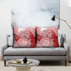 Gold Coast Suns NAIDOC Week 2026 Pillow Cover Australian Aboriginal Dot Art Dreamtime Pattern Style