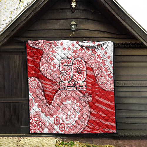 Gold Coast Suns NAIDOC Week 2026 Quilt Australian Aboriginal Dot Art Dreamtime Pattern Style