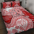 Gold Coast Suns NAIDOC Week 2026 Quilt Bed Set Australian Aboriginal Dot Art Dreamtime Pattern Style