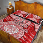 Gold Coast Suns NAIDOC Week 2026 Quilt Bed Set Australian Aboriginal Dot Art Dreamtime Pattern Style