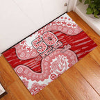 Gold Coast Suns NAIDOC Week 2026 Rubber Doormat Australian Aboriginal Dot Art Dreamtime Pattern Style