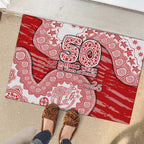 Gold Coast Suns NAIDOC Week 2026 Rubber Doormat Australian Aboriginal Dot Art Dreamtime Pattern Style