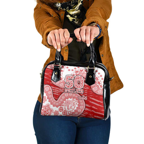 Gold Coast Suns NAIDOC Week 2026 Shoulder Handbag Australian Aboriginal Dot Art Dreamtime Pattern Style
