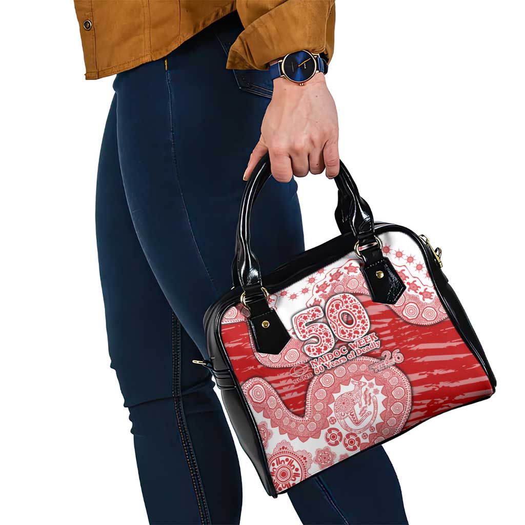 Gold Coast Suns NAIDOC Week 2026 Shoulder Handbag Australian Aboriginal Dot Art Dreamtime Pattern Style