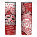 Gold Coast Suns NAIDOC Week 2026 Skinny Tumbler Australian Aboriginal Dot Art Dreamtime Pattern Style