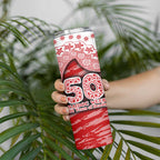 Gold Coast Suns NAIDOC Week 2026 Skinny Tumbler Australian Aboriginal Dot Art Dreamtime Pattern Style