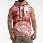 Gold Coast Suns NAIDOC Week 2026 Sleeveless Hoodie Australian Aboriginal Dot Art Dreamtime Pattern Style