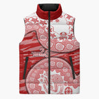 Gold Coast Suns NAIDOC Week 2026 Sleeveless Puffer Jacket Australian Aboriginal Dot Art Dreamtime Pattern Style