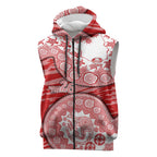 Gold Coast Suns NAIDOC Week 2026 Sleeveless Zip Hoodie Australian Aboriginal Dot Art Dreamtime Pattern Style