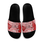 Gold Coast Suns NAIDOC Week 2026 Slide Sandals Australian Aboriginal Dot Art Dreamtime Pattern Style